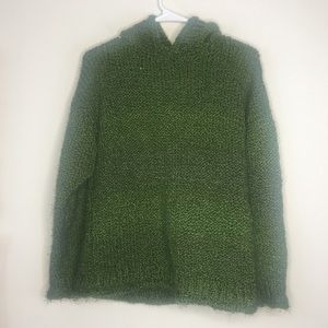 🌲 GREEN THICK SOFT SWEATER HOODY 🌲 MED